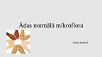 Presentations 'Ādas normālā mikroflora', 1.