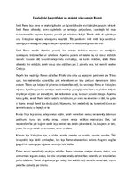 Essays 'Ekoloģiski ģeogrāfiskā un etniskā vide senajā Romā', 1.