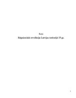 Essays 'Rūpnieciskā revolūcija Latvijas teritorijā 19.gadsimtā', 1.