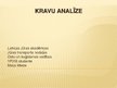 Presentations 'Kravu analīze', 1.