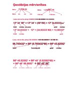 Summaries, Notes 'Ģeodēzijas eksāmens (Būvnieki) 2. kurss', 30.