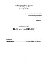 Research Papers 'Kārlis Markss', 1.