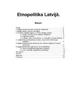 Research Papers 'Etnopolitika Latvijā', 1.