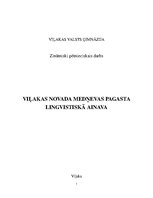 Research Papers 'Viļakas novada Medņevas pagasta
lingvistiskā ainava', 1.