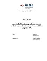 Research Papers 'Augsta darbinieku apgrozījuma iemeslu izvērtēšana un risinājumi', 1.