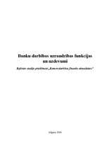 Research Papers 'Banku darbības uzraudzības funkcijas un uzdevumi', 1.