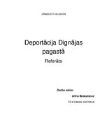 Research Papers 'Deportācija Dignājas pagastā', 1.