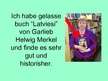 Presentations 'Garlieb Helwig Merkel Biographie', 5.