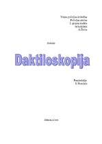 Research Papers 'Daktioloskopija', 1.