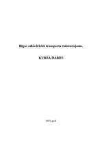 Research Papers 'Rīgas sabiedriskā transporta raksturojums', 1.