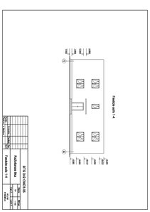 Samples 'Būvgrafika - ēkas plāns, griezums, fasāde, dzelzsbetona sija', 3.