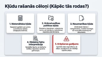 Presentations 'Būtiskas kļūdas gada pārskatā', 3.