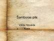 Presentations 'Šamboras pils', 1.