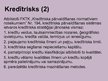 Presentations 'Latvijas Republikas komercbanku kredītportfeļa kvalitāte un riski', 8.