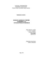 Research Papers 'Romāņu - ģermāņu tiesību atšķirības no sociālistiskām tiesībām', 1.