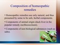 Presentations 'Homeopathic Remedies', 11.