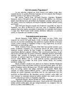 Summaries, Notes 'Napoleons Bonaparts', 7.