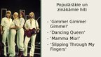 Presentations 'ABBA', 5.