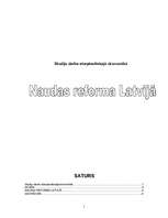 Research Papers 'Naudas reforma Latvijā', 1.