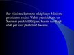 Presentations 'Latvijas Republikas Ministru kabinets', 12.