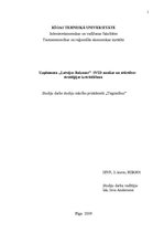 Research Papers 'Uzņēmuma "Latvijas Balzams" SVID analīze un attīstības stratēģijas izstrādāšana', 1.