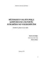 Research Papers 'Rēzeknes Valsts poļu ģimnāzijas jauniešu atkarība no viedierīcēm', 1.