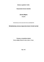 Research Papers 'Globalizācijas procesu izpausmes lauku tūrismā Latvijā', 1.