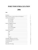 Research Papers 'Port Industrialization', 5.