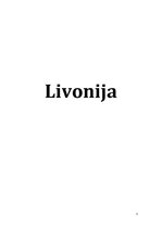 Research Papers 'Livonija un tās rašanās', 1.