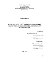 Research Papers 'Bezpilota gaisa kuģa izmantošanas tiesiskais pamats, veidi, problemātika policij', 1.