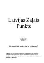 Research Papers 'Latvijas Zaļais punkts', 1.