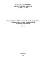 Research Papers 'Daugavpils Universitātes profesionālo studiju programmas "Tiesību zinātne" analī', 1.