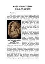 Research Papers 'Leone Battista Alberti', 1.
