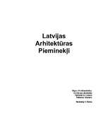 Research Papers 'Latvijas arhitektūras pieminekļi', 1.