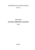 Research Papers 'Sociālā jēdziena analīze ''Darbs''', 1.