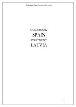 Research Papers 'Spain Investment in Latvia', 2.