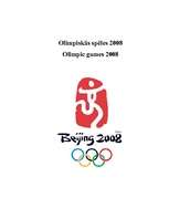 Research Papers 'Olimpiskās spēles 2008.gadā', 1.