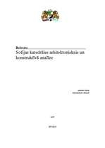 Research Papers 'Sofijas katedrāles arhitektoniskā un konstruktīvā analīze', 1.