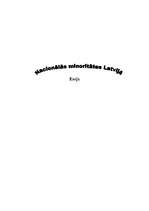 Essays 'Nacionālās minoritātes Latvijā', 1.