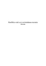 Research Papers 'Konflikti', 1.