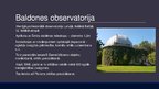 Presentations 'Observatorijas', 6.