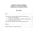 Research Papers 'Zvērinātu notāru darbības finansiālie un tiesiskie aspekti', 1.