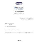 Practice Reports 'Atskaite par praksi IT uzņēmumā "Exigen Services"', 1.