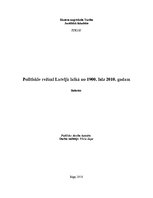Research Papers 'Politiskie režīmi Latvijā laikā no 1900. līdz 2010.gadam', 1.