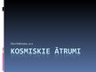Presentations 'Kosmiskie ātrumi', 1.