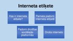 Presentations 'Interneta etiķete - droša interneta lietošana', 2.