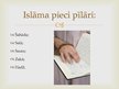 Presentations 'Islāma kultūra', 10.