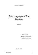 Research Papers 'Rokgrupa "The Beatles"', 1.