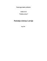Research Papers 'Referāts. Nodokļu sistēma Latvijā', 1.