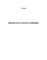 Research Papers 'Medicīna Seno Austrumu civilizācijās', 1.